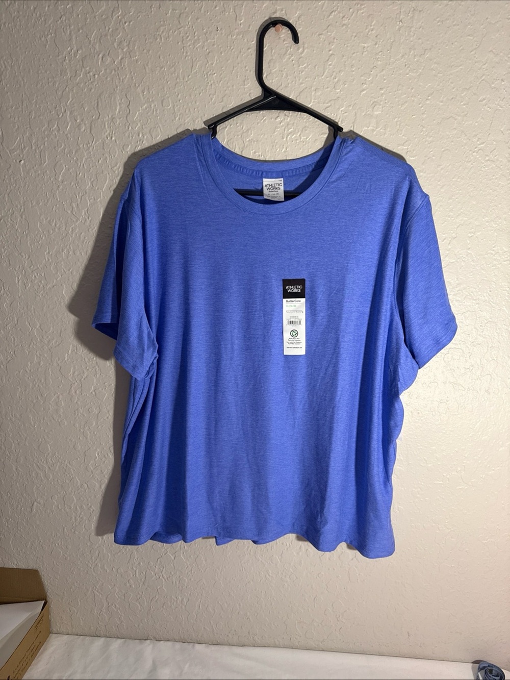 Athletic Works Short-Sleeve Crew Tee in Periwinkle Blue